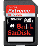 Sandisk SDHC 8GB Extreme 30MB/s
