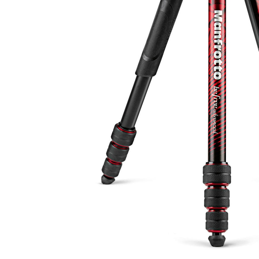 Manfrotto MKBFRTA4RD-BH Befree aluminium statiefkit Red