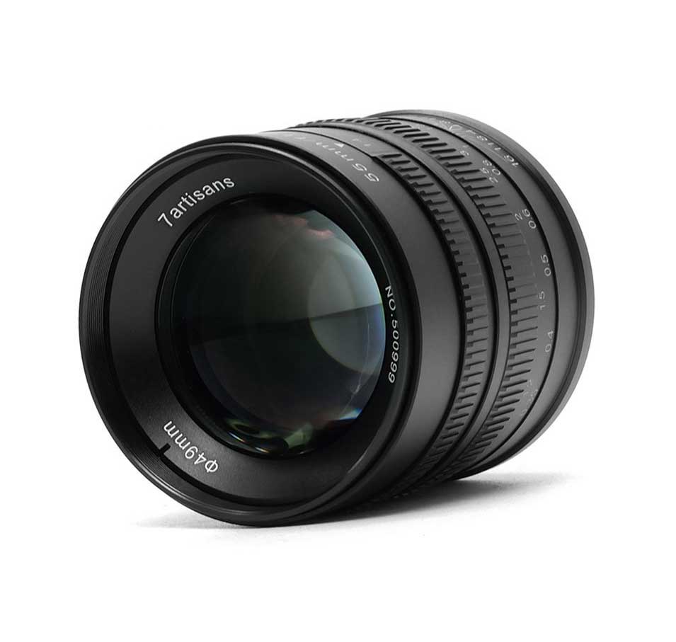 7artisans 55mm f/1.4 black for Fuji X-mount