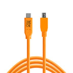 Tether Tools TetherPro USB-C to 2.0 Micro-B 5-Pin 4,6m orange