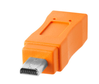 Tether Tools TetherPro USB-C to 2.0 Mini-B 8-Pin 4.6m Orange
