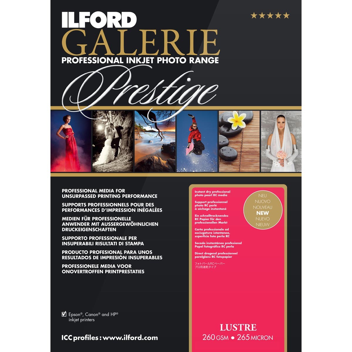 Ilford Galerie Satin Photo 260gsm A4 100 sheets