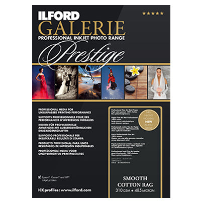 Ilford Galerie Prestige Smooth Cotton Rag 310g 5x7" 50 sheets