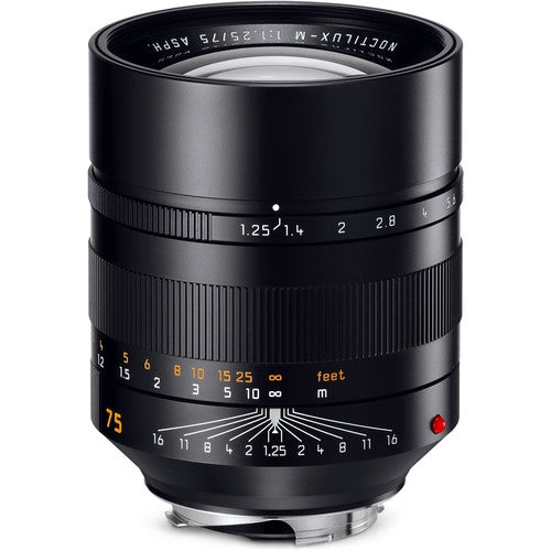 Leica 11676 Noctilux-M 75mm f/1.25 ASPH - Black