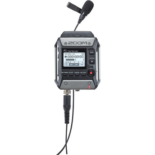 Zoom F1-LP Field Recorder with Lavelier Microphone