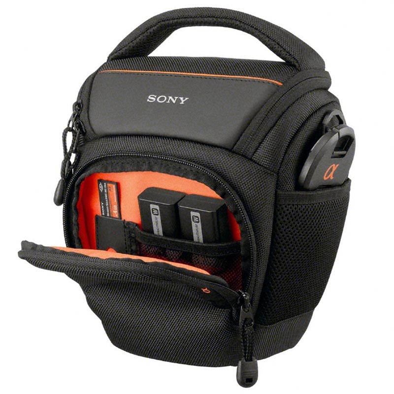 Sony Soft Carry Case black for Alpha with Lens (LCSAMB.SYH)