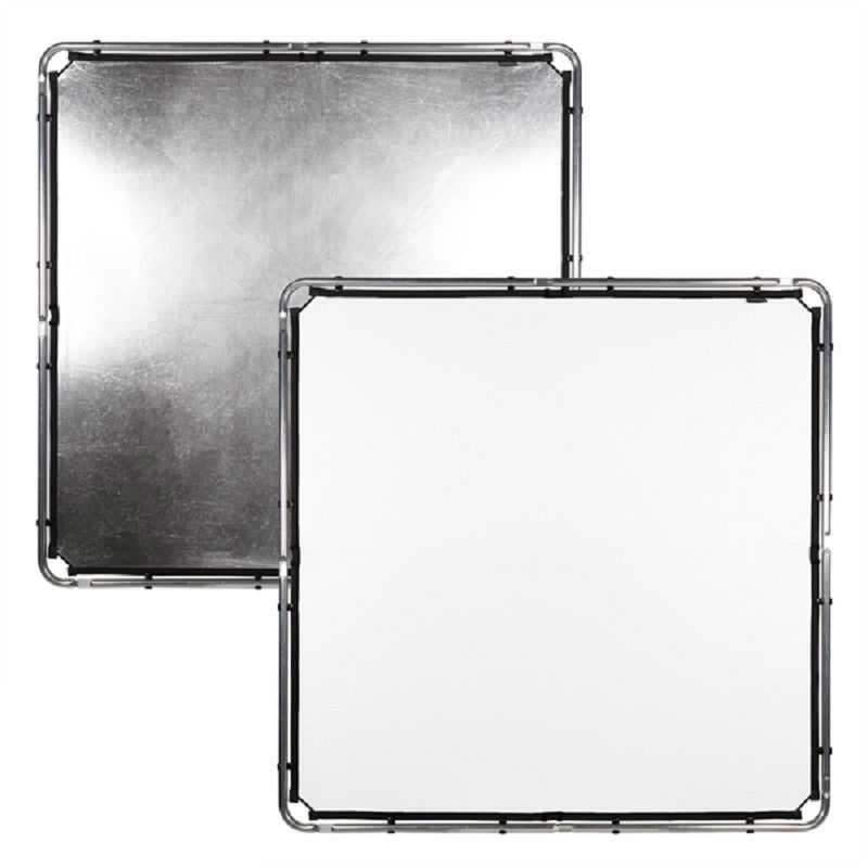 Manfrotto LL LR81531R Skylite Rapid Fabric 150x150cm Midi Silver/White