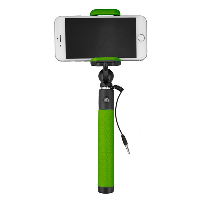Caruba Selfie stick Plug & Play - green