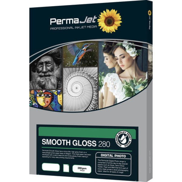 PermaJet PJ50534 Smooth Gloss 280gsm A3+ 50 Sheets