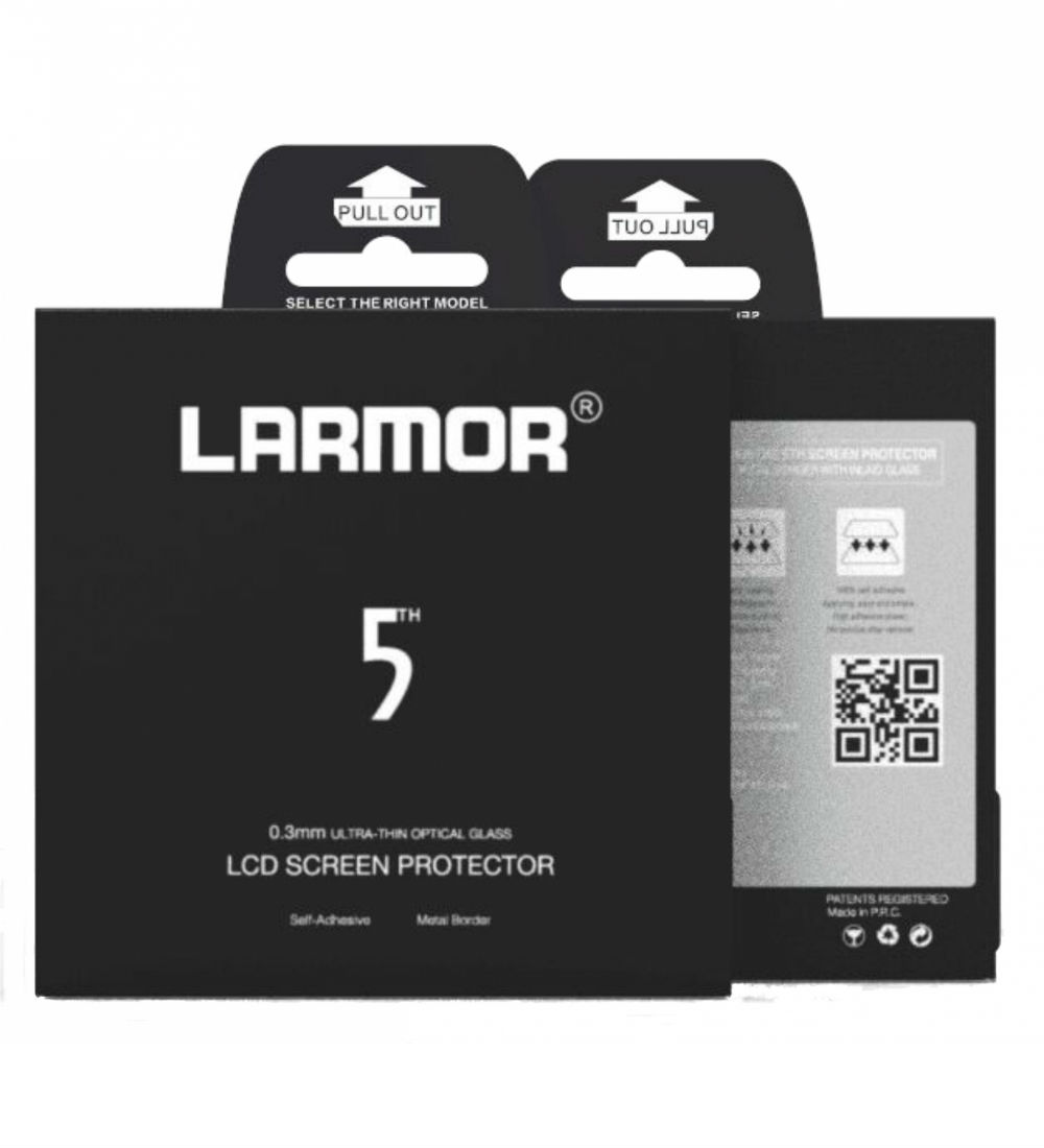 Larmor V screen protector Fujifilm X-T10, X-T20, X-T30,X-T100,X-E3,X30 Screen+Shade