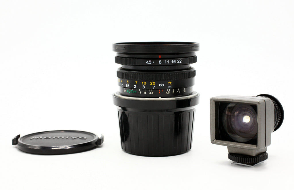 Mamiya  43mm f/4.5 Lens + Finder For Mamiya 7 / 7II SN:OF1099  occasion