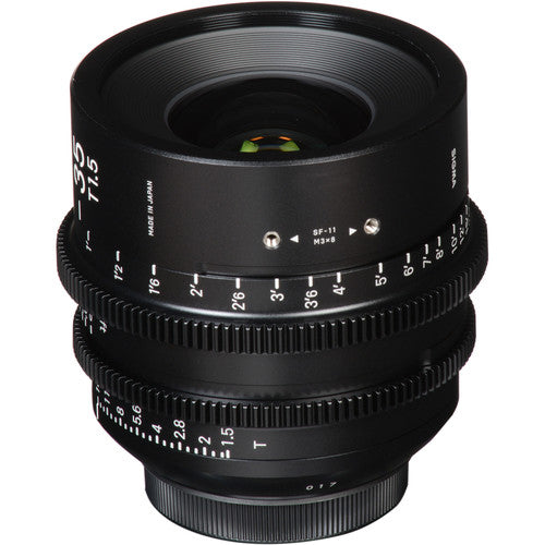 Sigma 35mm T1.5 FF F/VE Cine FF High Speed Prime FF Sony-E Metric