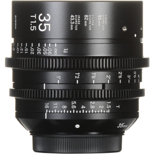 Sigma 35mm T1.5 FF F/VE Cine FF High Speed Prime FF Sony-E Metric