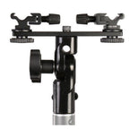 Falcon Eyes Twin Mount Tilting Bracket + 2 x Flash Shoe CLD-14A