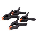 Caruba Background Clamp black/orange small (4pcs)