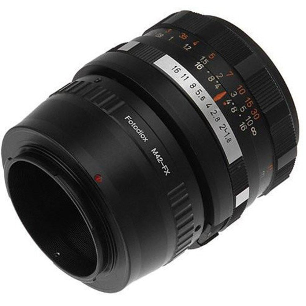 Fotodiox Lens Mount adapter - M42 Screw Mount SLR Lens to Fujifilm Fuji X-Series (M42-FXRF-v2)