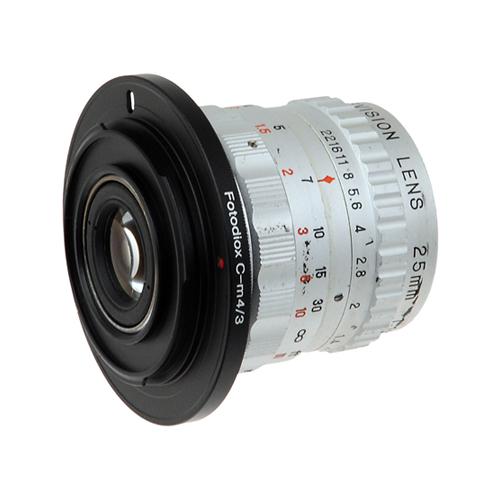Fotodiox Lens Mount adapter - C-Mount CCTV / Cine Lens to Micro Four Thirds Mount (C-MFT)
