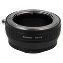 Fotodiox Lens Mount adapter - Nikon F Mount Lens to Fujifilm X-Series Mount (NikF-FXRF)