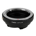 Fotodiox Lens Mount adapter - Contax/Yashica (CY) SLR Lens to Leica M Mount Rangefinder (CY-LM)