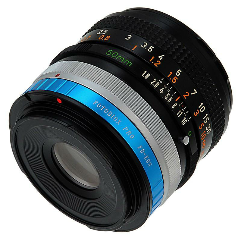 Fotodiox Pro Lens Mount adapter - Canon FD & FL 35mm SLR lens to Canon EOS (EF, EF-S) Mount (FD-EOS-Pro)