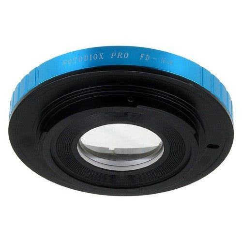 Fotodiox Pro Lens Mount adapter - Canon FD & FL 35mm SLR lens to Nikon F Mount (with Built-In Aperture Control Dial) (FD-NikF-Pro)