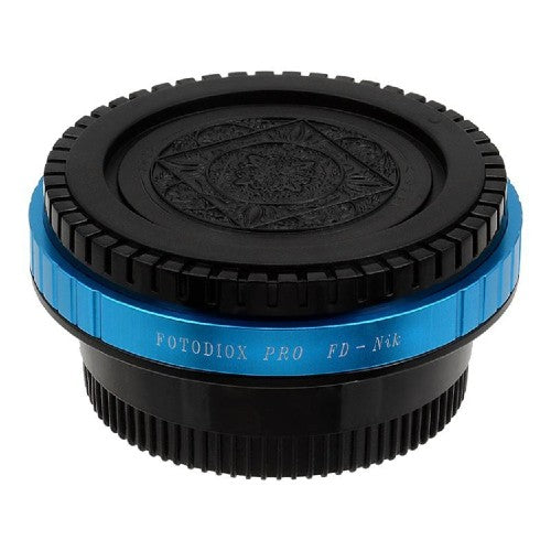 Fotodiox Pro Lens Mount adapter - Canon FD & FL 35mm SLR lens to Nikon F Mount (with Built-In Aperture Control Dial) (FD-NikF-Pro)