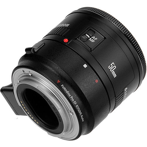 Fotodiox Pro Lens Mount Auto Adapter - Canon EOS (EF / EF-S) to Canon EOS M (EF-M Mount) (EOS-EOSM-Pro-Auto)