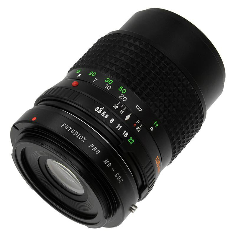 Fotodiox Pro Lens Mount adapter - Minolta Rokkor (SR / MD / MC) SLR Lens to Canon EOS (EF, EF-S) Mount (MD-EOS-Pro)