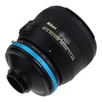 Fotodiox Pro Lens Adapter Nikon F Mount G-Type D/SLR Lens to C-Mount (1" Screw Mount) Cine & CCTV (with Built-In Aperture Control Dial) (NikG-C-Pro)