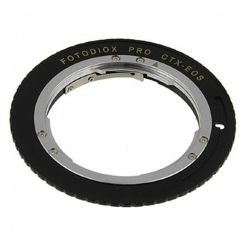 Fotodiox Pro Lens Mount adapter Contax/Yashica (CY) SLR Lens to Canon EOS (EF, EF-S) Mount (with Generation v10 Focus Confirmation Chip) (CY-EOS-Pro-FC10)