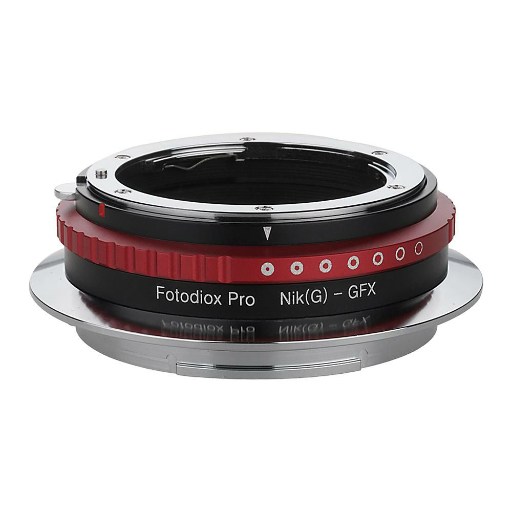 Fotodiox Pro Lens Mount adapter - Nikon Nikkor F Mount G-Type to Fujifilm G-Mount (NikG-GFX-Pro)