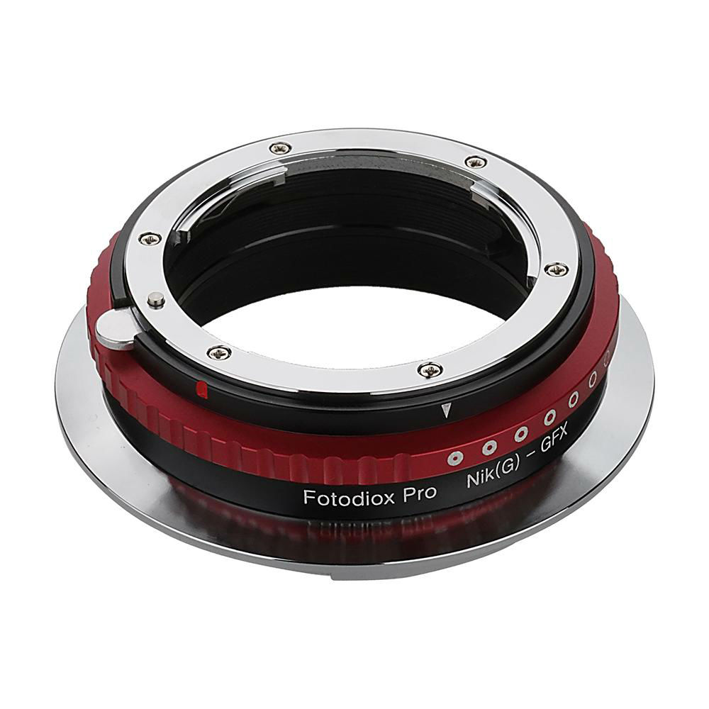 Fotodiox Pro Lens Mount adapter - Nikon Nikkor F Mount G-Type to Fujifilm G-Mount (NikG-GFX-Pro)