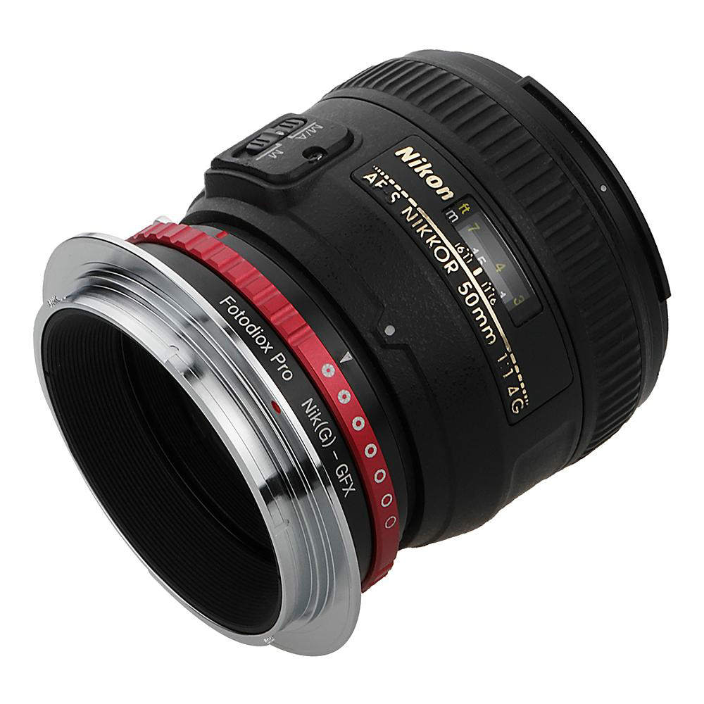 Fotodiox Pro Lens Mount adapter - Nikon Nikkor F Mount G-Type to Fujifilm G-Mount (NikG-GFX-Pro)