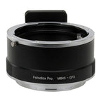 Fotodiox Pro Lens Mount adapter, Mamiya 645 (M645) Mount Lens to Fujifilm G-Mount GFX Mirrorless (M645-GFX-Pro)