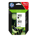 HP 302 2-pack ink cartridge blk / tri-colour
