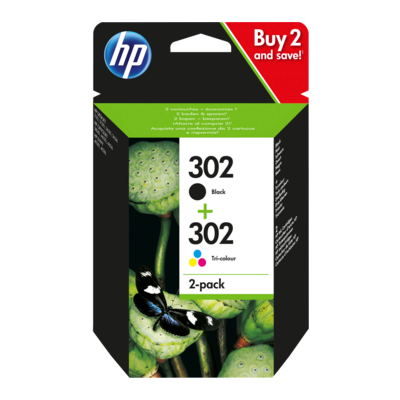 HP 302 2-pack ink cartridge blk / tri-colour