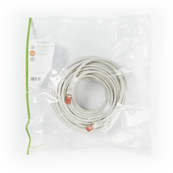 Nedis Cat6 S/FTP Network Cable RJ45 Male - RJ45 Male 0.5m gray