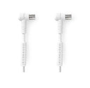 Nedis Coax cable 120 dB IEC (Coax) Male Right-angle IEC (Coax) Female right-angle 5,0 m white