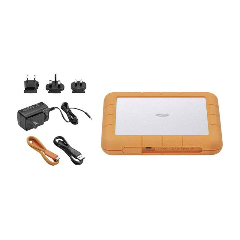 LaCie Rugged Raid Shuttle 8TB 2.5 inch USB-C / USB. 3.0 Thunderbolt 3