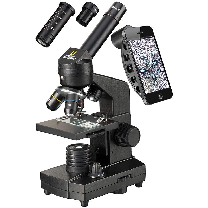 National Geographic Microscope 40-1280x + Adapter