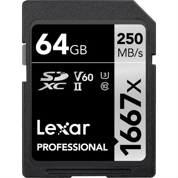 Lexar SDXC Professional 64GB 1667x UHS-II