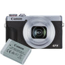 Canon Powershot G7X Mark III Silver Battery Kit