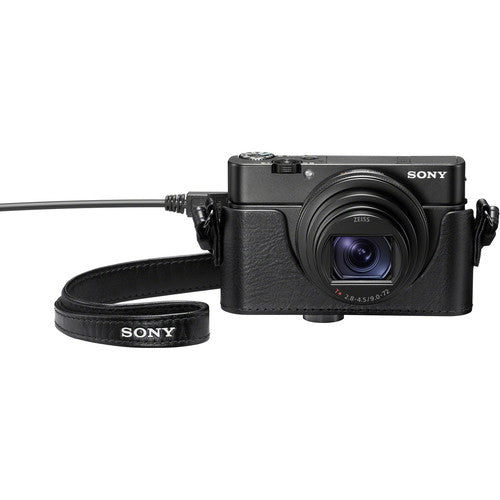 Sony RX100 Leather Case with Mic Jack Opening (LCJRXKB.SYH)