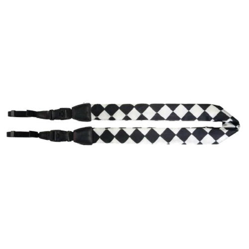 GGS SCS-09 silk scarf camera strap ruitjesprint
