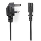 Nedis power cable UK plug 2.0m black