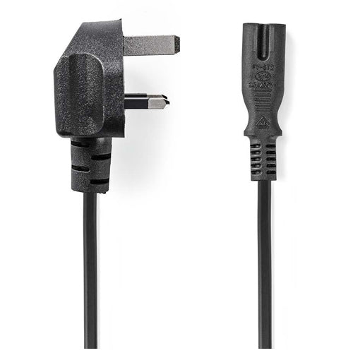 Nedis power cable UK plug 2.0m black