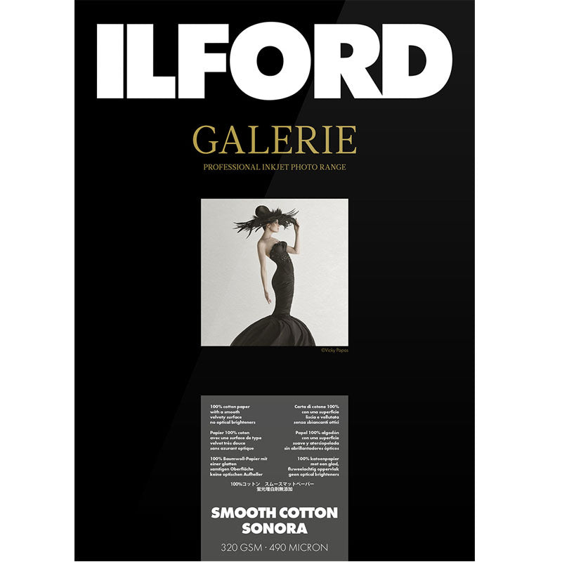 Ilford Galerie Smooth Cotton Sonora 320g A3 25 sheets