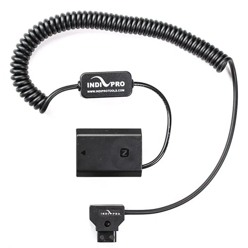 IndiPro Coiled D-Tap to Sony a7 III (NP-FZ100) Type Dummy Battery (24-36 ")