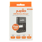 Jupio USB 4-slot Battery Charger LED