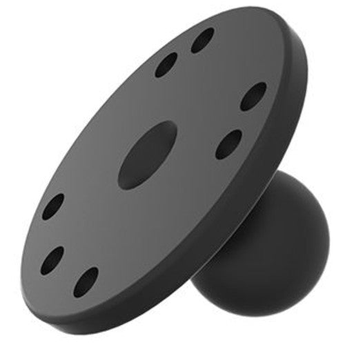 RAM-B-202U 2.5" Composite Round Base with AMP's Hole Pattern & 1" Ball